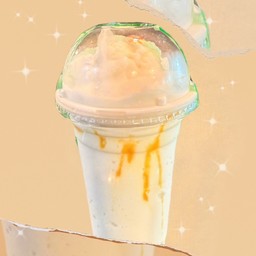 นมสดคาราเมลปั่น