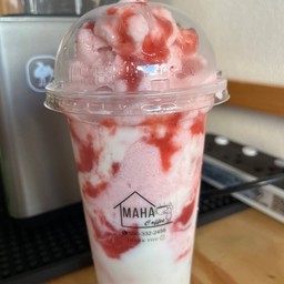 สตอเบอร์รี่ โยเกริตย์ปั่น