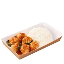 ข้าวกะเพราไก่กรอบ