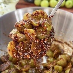 มะขามป้อม คลุกปลาร้าแจ่ว