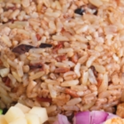 KH03.24 ข้าวผัดหนำเลี๊ยบ 50 กรับ หมูสับ 50 กรัม ใส่ไข่ 2 ฟองแล้ว