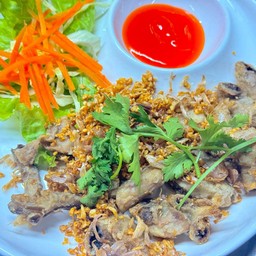 ไส้ตันทอดกระเทียม
