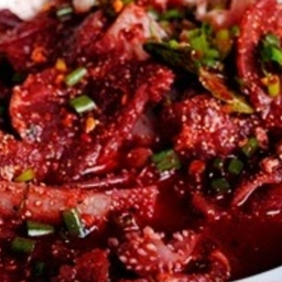 KD71 ลาบเลือดเนื้อวัว 150 กรัม(ซกเล็ก) ดิบนะ /ให้คั่วไหม