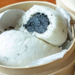 Black Sesame Vegan Bao