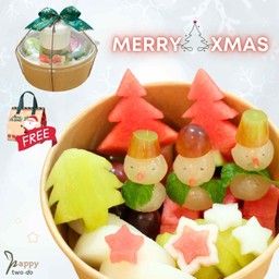 🎄merry xmas เซ็ทของขวัญ /ผูกโบว์+ถุงควบคุมอุณหภูมิ)