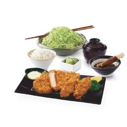 ชุดหอยนางรมทอดและทงคัตสึสันนอก