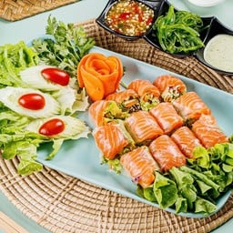 โรลอโวคาโดแซลมอน 4 แถว