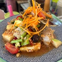 ตำผลไม้รวมปูม้า