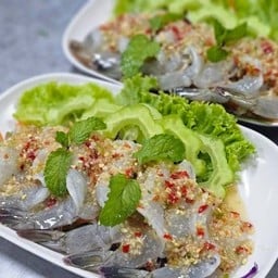 กุ้งแช่น้ำปลา