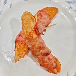 ปูอัดพันเบคอนทอด