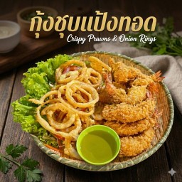 กุ้งชุบแป้งทอด