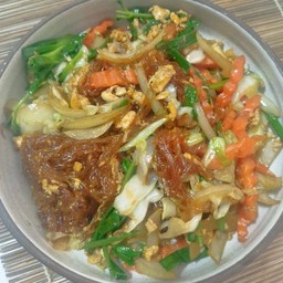 วุ้นเส้นผัดไข่(ไม่ราดข้าว)