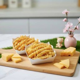 เฟรนฟรายเขย่าราดชีส