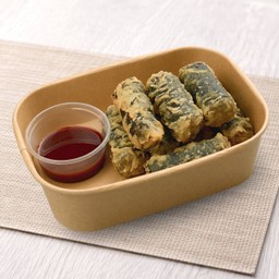 สาหร่ายห่อผัดวุ้นเส้นทอด