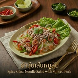 ยำวุ้นเส้นหมูสับ