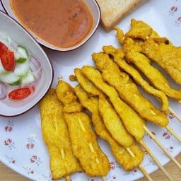 หมูสะเต๊ะคำโต