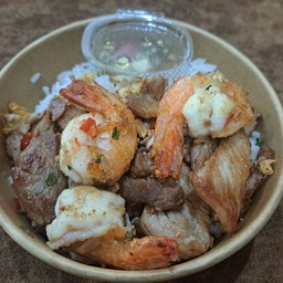 ข้าวคั่วพริกเกลือ (เลือกเนื้อสัตว์)