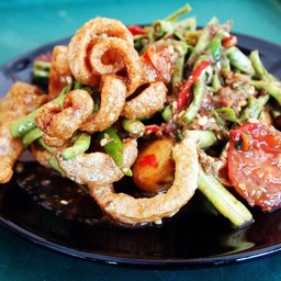 ตำถั่วแคปหมู