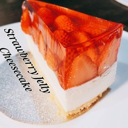 🍓Strawberry Jelly Cheesecake