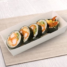 คิมบับสลัดกุ้งค๊อกเทล (5 ชิ้น)