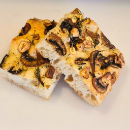 Mushroom Garlic Focaccia [2x]