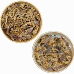 [เซตสุดฮิต] ข้าวหน้าเนื้อออสเตรเลียพริกไทยดำ (เสือร้องให้) + ข้าวหน้าเนื้อออสเตรเลียตุ๋นพริกไทยดำ (พื้นท้อง)