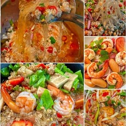 ยำ&กุ้งเเช่น้ำปลา เทียนทะเล20
