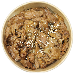 ข้าวหน้าหมูเทอริยากิ (สันคอ)