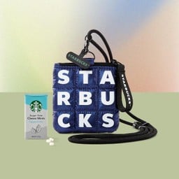 Metallic Pouch Bag-Navy Blue Color with Classic Mints