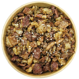 ข้าวหน้าเนื้อออสเตรเลียเทอริยากิ (เสือร้องให้)