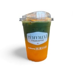 ท่ามัจฉะส้มสด  M (Matcha Orange Juice – น้ำส้มคั้นสดแท้)