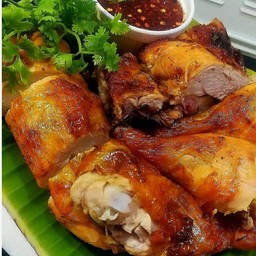 ไก่ย่างสมุนไพร ครึ่งตัว