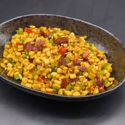 ข้าวโพดผัดเมล็ดสน 松子炒玉米