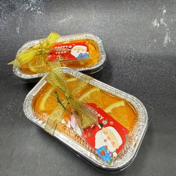 เค้กส้ม ถาดฟรอยด์พร้อมป้ายอวยพร