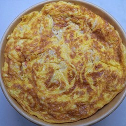 ข้าวไข่เจียวหมูสับ ไข่ 2 ฟอง