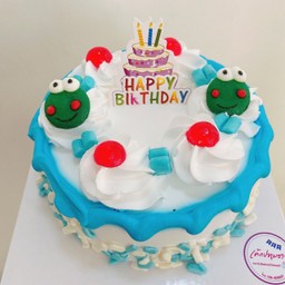 เค้กโปร  สีฟ้า 3