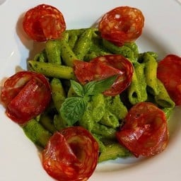 Penne Pesto & Spicy Chorizo