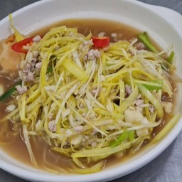 ผัดกุ้ยช่ายขาวเต้าหู้หมูสับ