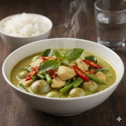 แกงเขียวหวานไก่บ้าน