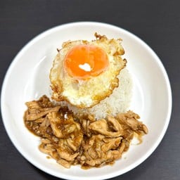 ข้าวหมูกระเทียม