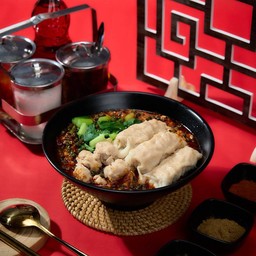 บะหมี่เกี๊ยวไก่เด้ง (เลือกซุป)