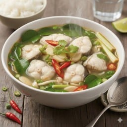 ต้มยำปลากระพง