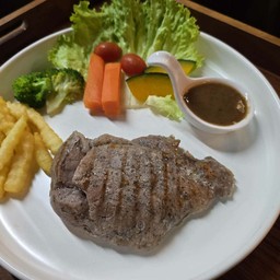 สเต็กหมูสันคอ