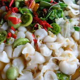 หัวไก่โอก แจ่วปลาร้า