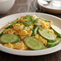 ผัดแตงกวาใส่ไข่