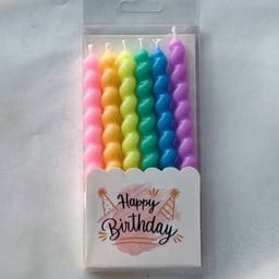 Short HBD Candles 1 Pack (6pcs)