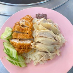 [อร่อยซ่ากับโค้ก] ข้าวมันไก่รวม +  โค้ก ออริจินัล (กระป๋อง) 