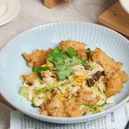 กระเพาะปลาผัดแห้ง