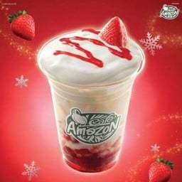 ลาเต้เย็น ครีมสตรอว์เบอร์รี