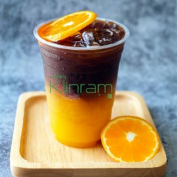 กาแฟส้ม(น้ำส้มสด)